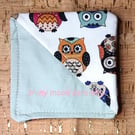Multi Coloured Owl, Corner Bookmark