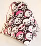 Knitting Bag- Pyramid Style- Skull & Crossbones - Image 1