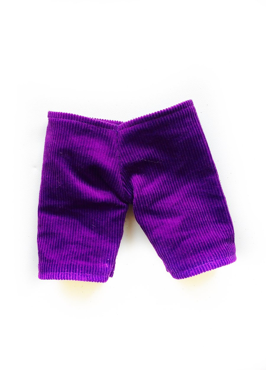 Purple cord trousers - reserved for Julie