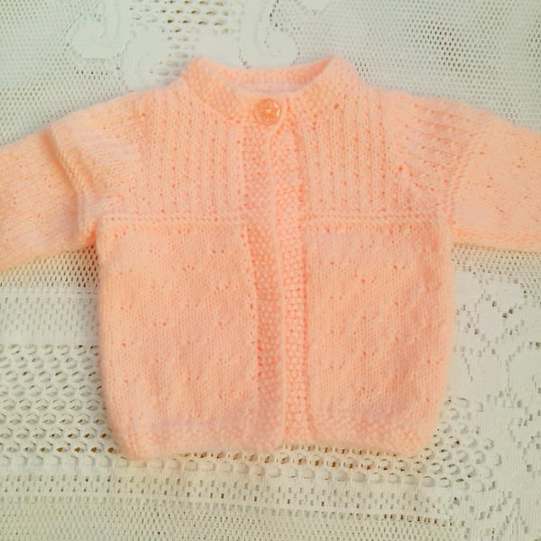 Toddler Bow Button Knitted Cardigan