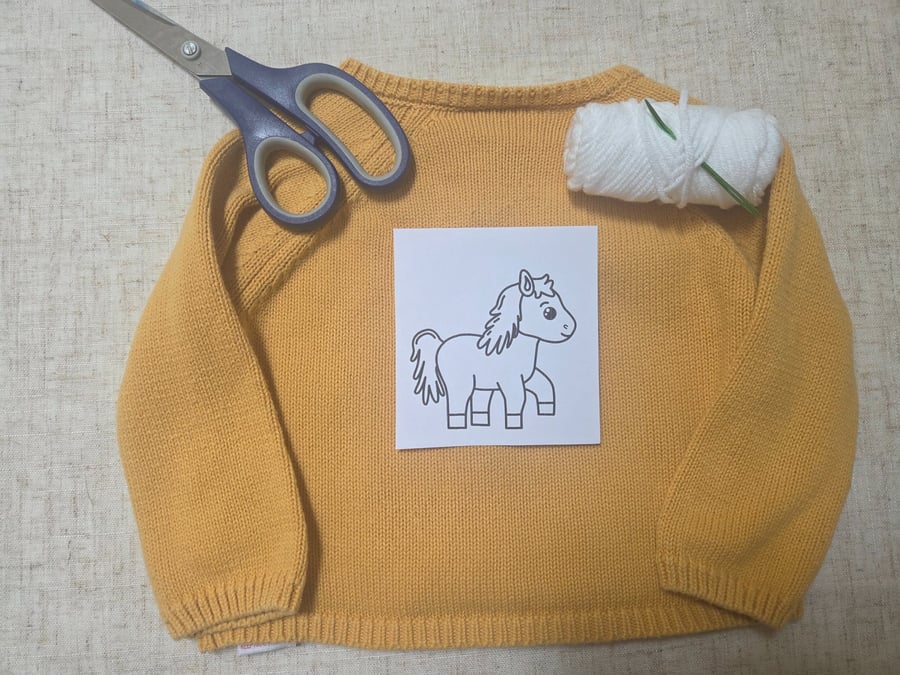 HORSES - Stick and stitch embroidery templates 