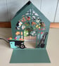 Handmade 3D Greenhouse with flowers card - Image 4
