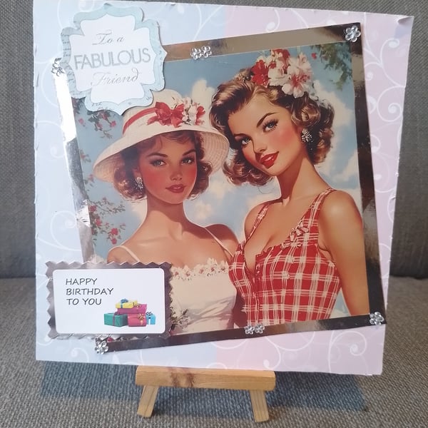 To a fabulous friend card