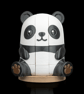 Panda Puzzle – 3D Printed Assembly Figure Panda Pieces