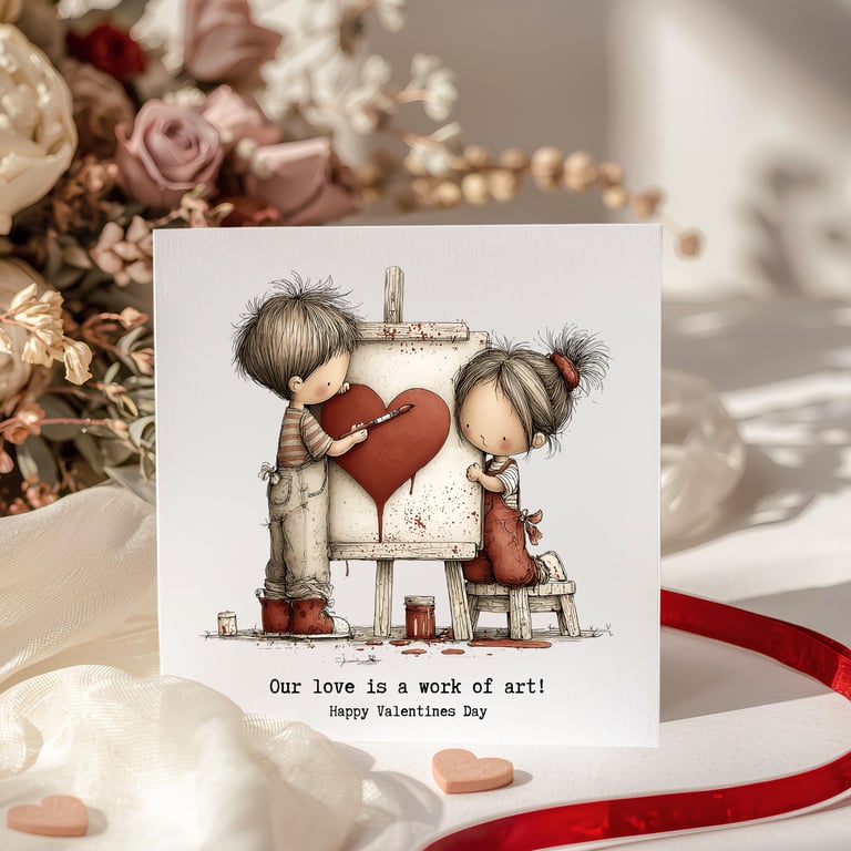 Valentines Red - Heart Work of Art