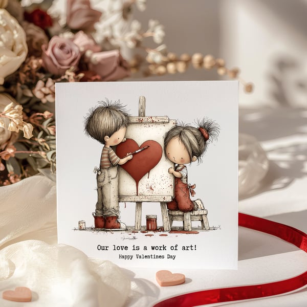 Valentines Red - Heart Work of Art