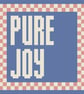 PURE JOY Needlepoint Cushion Pattern - Large Digital Tapestry Chart PDF