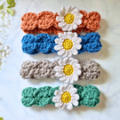 Floral Headband, Daisy Hair Band in Sizes Baby up to Adult
