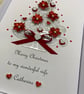 Personalised Handmade Christmas Card Gift Boxed Wife Mum Girlfriend Daughter - Image 5