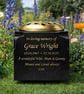 Memorial Vase  Grave Vase  Grave Rose Bowl Cemetery Vase  - Image 1