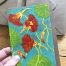 Nasturtium greeting card