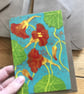 Nasturtium greeting card - Image 1