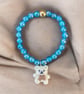 Children's handmade teddy bear bracelet - Image 3