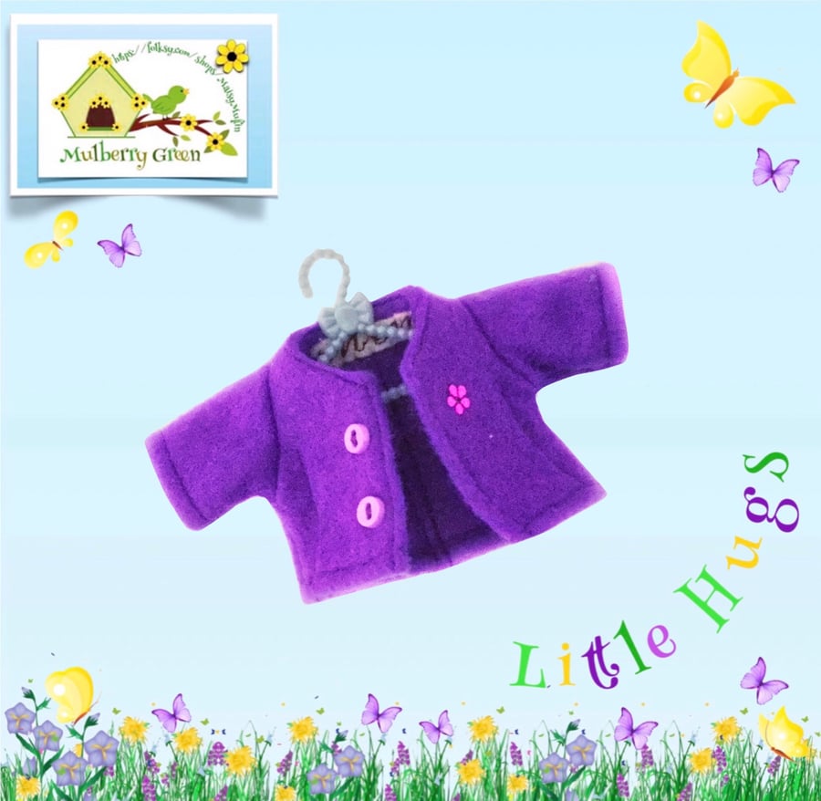 Little Hugs’ Purple Tailored Jacket