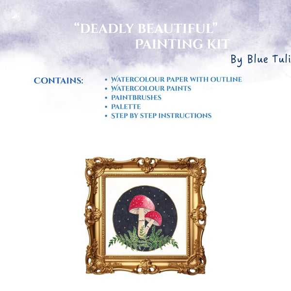 Deadly Beautiful - Watercolour Painting Kit 