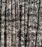 Black Grey And Silver Bark Effect Fabric Quilted Glasses Case - Image 5