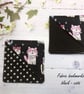 Black Cat Fabric Corner Bookmark , Back to School - Image 4