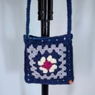 Improved! Crochet Granny Square Crossbody Bag 