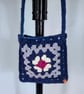 Improved! Crochet Granny Square Crossbody Bag 