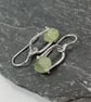 Silver and moonstone small dangle earrings  - Image 8