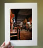 ASHTON LANE, GLASGOW signed mounted print