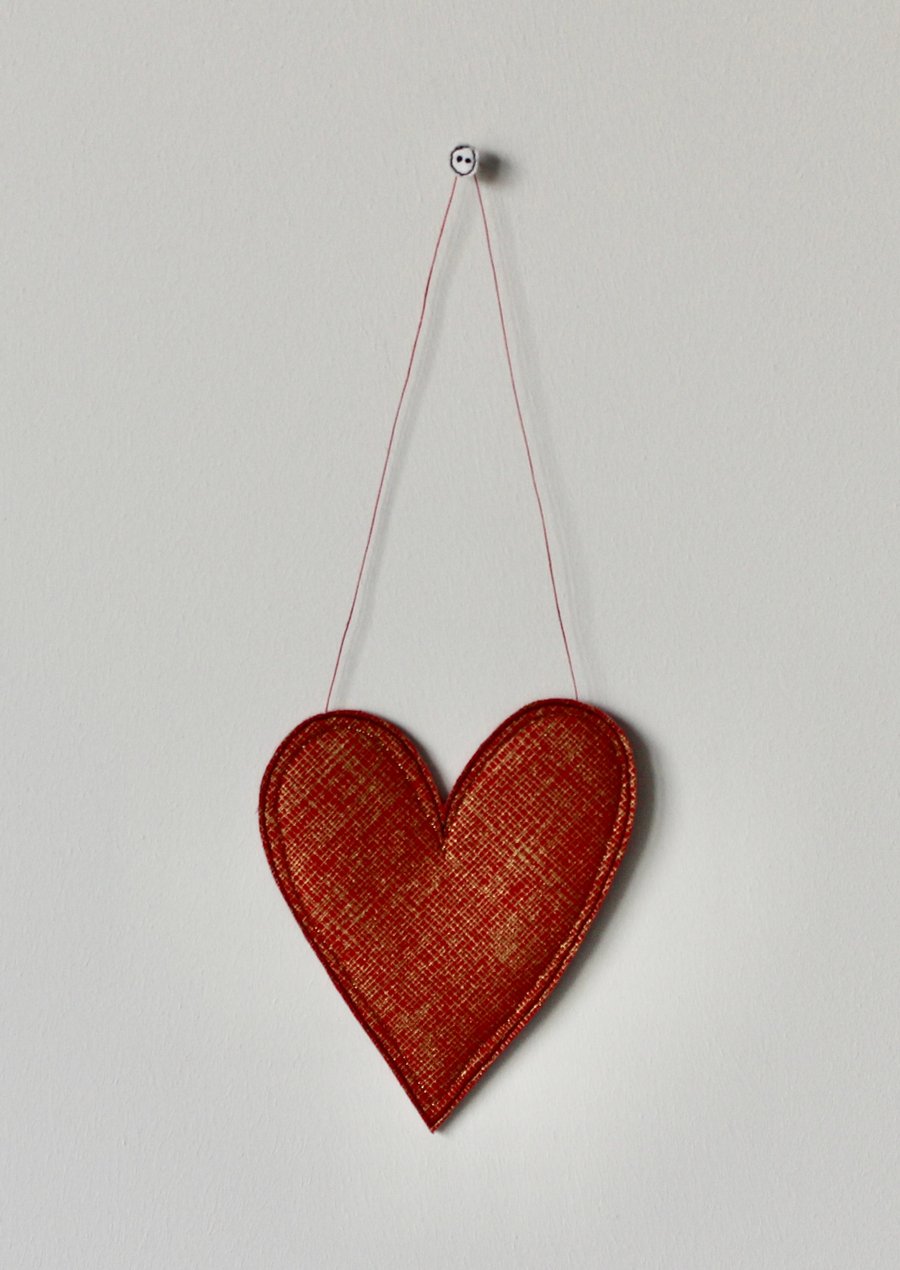 Heart Number Five - Hanging Decoration