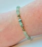 Green Aventurine & Genuine Emerald Bracelet, May Birthstone, Gift For Taurus - Image 4