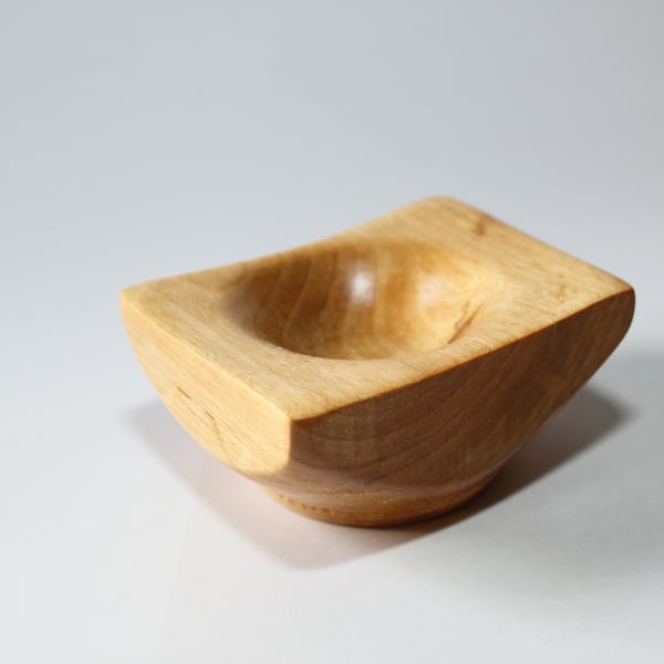 Small Asymetrical, quirky Ash bowl.