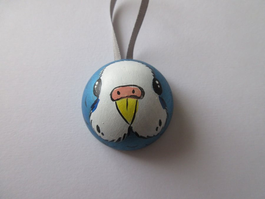 Budgie Budgerigar Christmas Decoration Hanging Bauble Bird