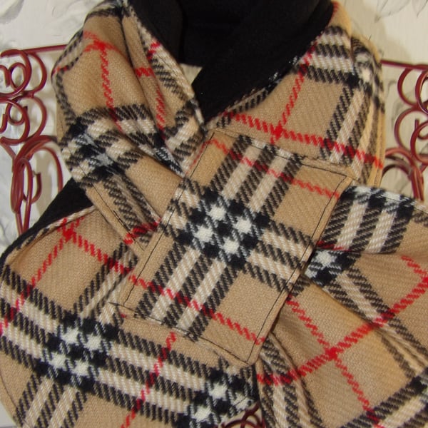 Lovely wool and fleece neckwarmer Fab colours Gift 