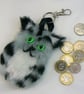 Cat coin purse (can be clipped on to handbag) - Image 1