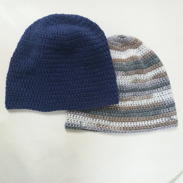 Crochet Pattern - Simple Cotton Hat DK by email PDF 