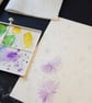 Asters, September flowers framed original artwork  - Image 7