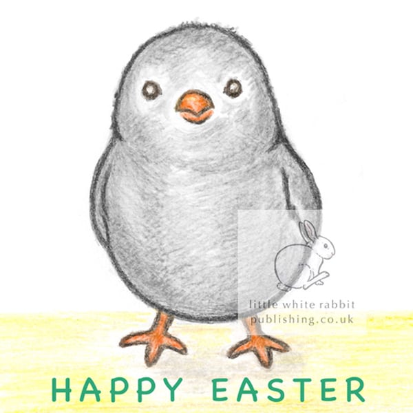 Cloudy the Chick - Easter Card