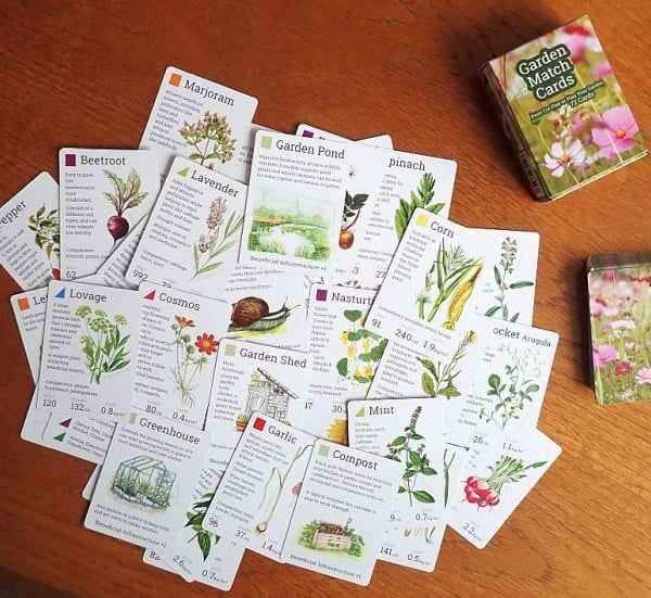 Garden Match Game Cards