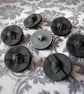 1 & 3 16" 30.5mm 48L Flocked Bow Knot Buttons - Image 2