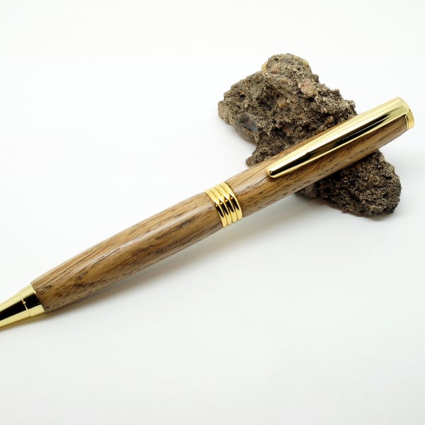 English Oak Streamline twist pen