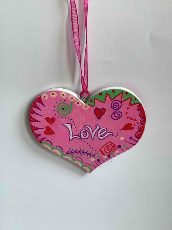 Pretty in pink love heart