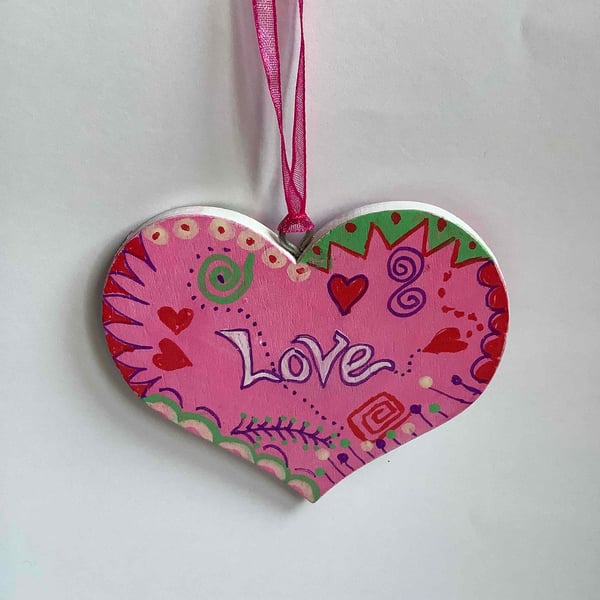 Pretty in pink love heart