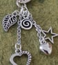 Handmade Heart Bag Charm