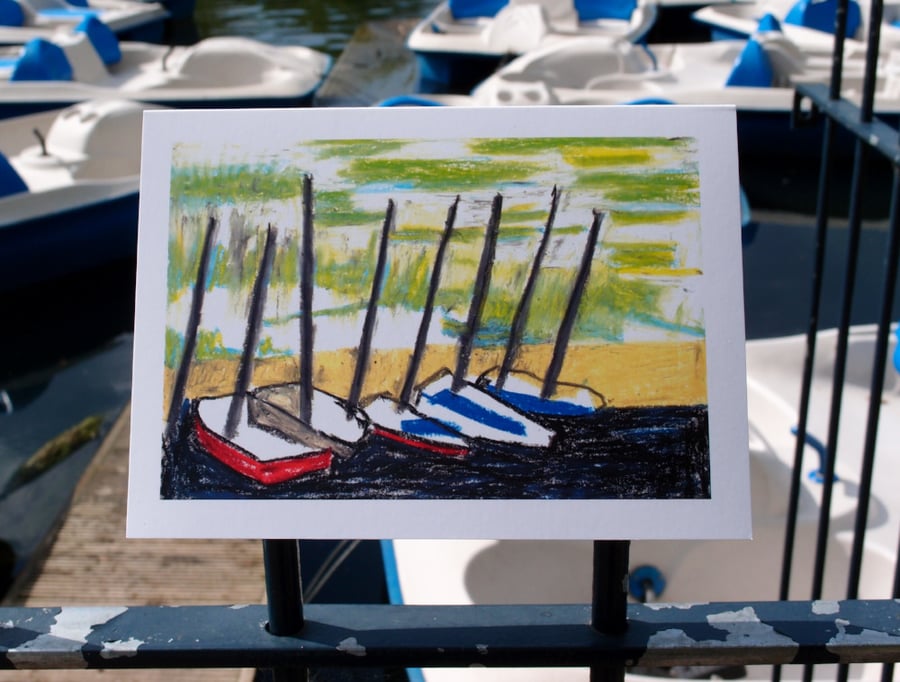 Brighton beach greetings card