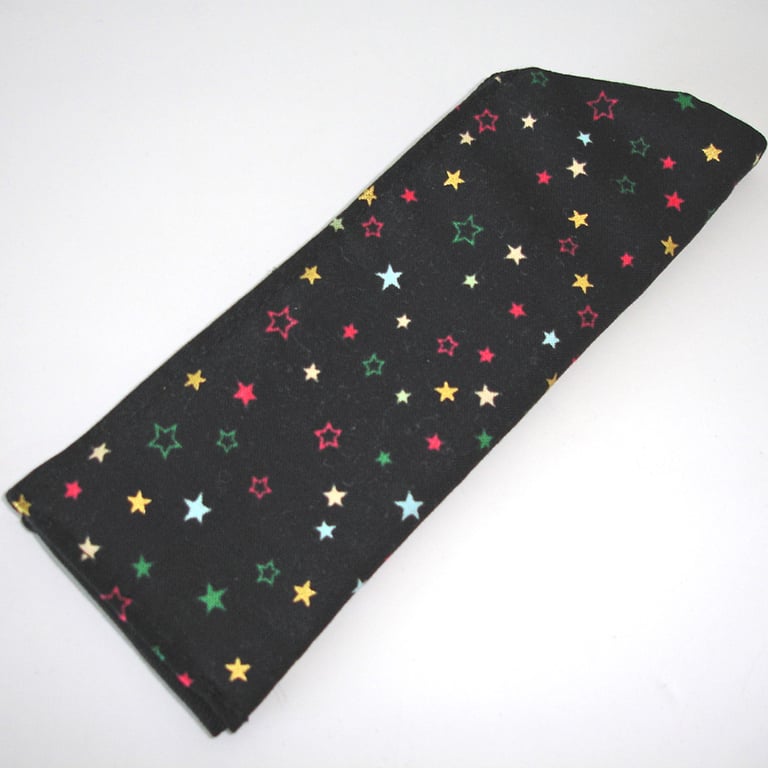 Glasses Sleeve Stars Black Spectacles Case Pink