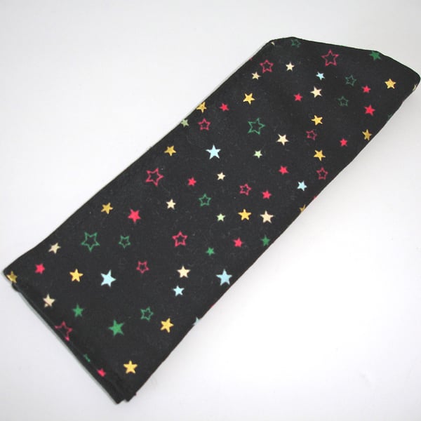 Glasses Sleeve Stars Black Spectacles Case Pink