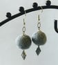  Merino wool ball earrings - Image 1