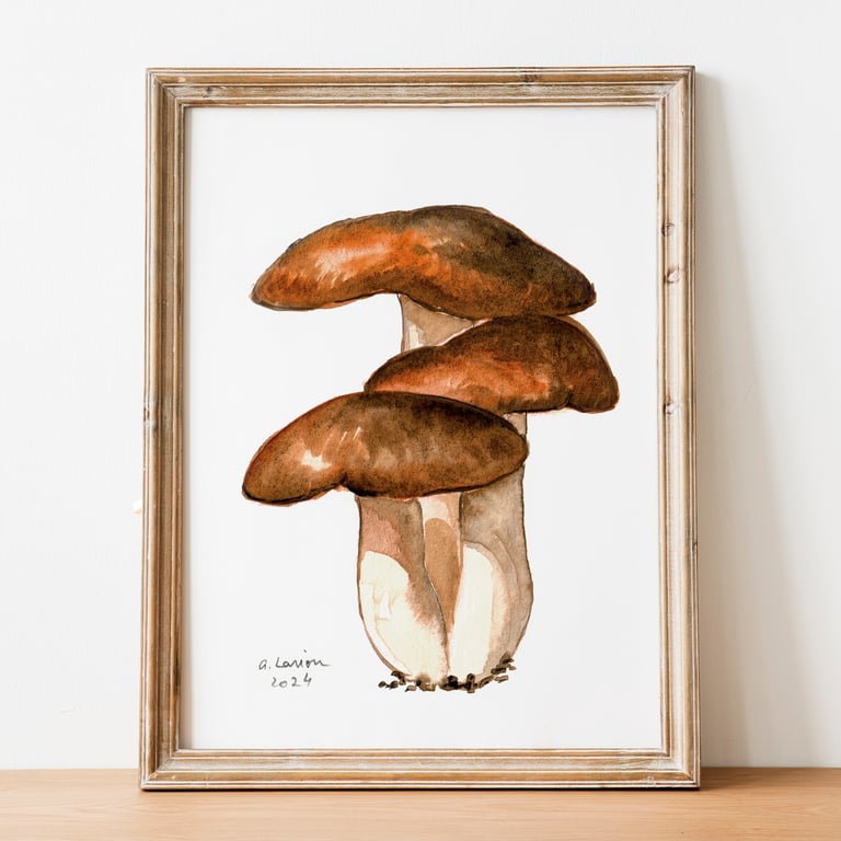 Clustered Domecap A5 Inkjet Print