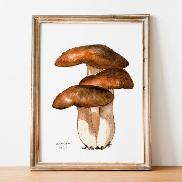 Clustered Domecap A5 Inkjet Print
