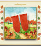 Orange  Socks - Image 1