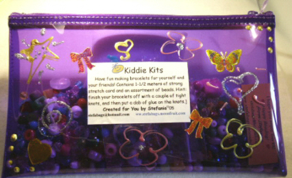 KIDDIE KITS - BEADING Kits for Children-Purple-Craft Kit