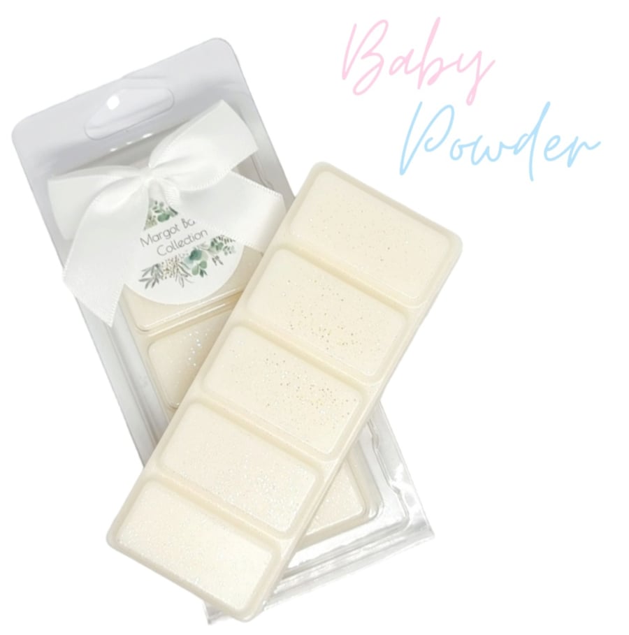 Baby Powder  Wax Melts UK  50G  Luxury  Natural  Highly Scented