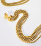 Extra Long Mixed Metal Tassel Earrings 22cm - Image 7